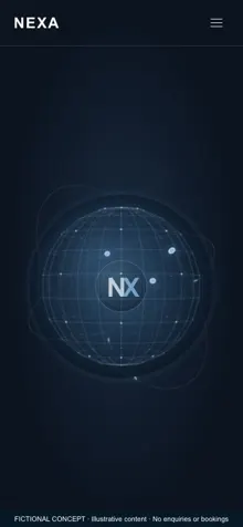 Nexa Systems concept mobile website